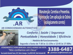 ar condicionado automotivo no bairro Camargos
