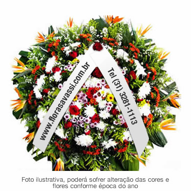 Coroas de flores Cemitério da Paz BH Velório da`Paz BH