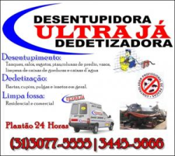 3077-5555 Desentupidora BH Hidrojateamento Belo Horizonte Ultraja Rápida !