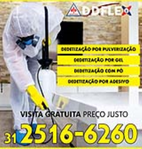 Dedetizadora Flex especialista em controle de pragas urbanas e rurais