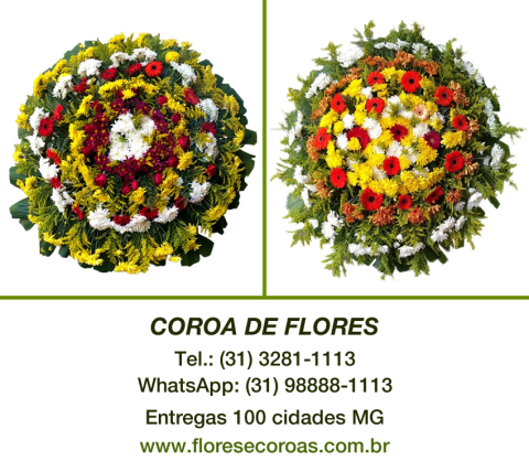 Coroa de flores velório cemitério da Saudade Coroa de flores BH