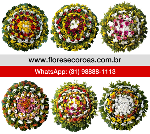 Coroa de flores Belo Horizonte floricultura entrega coroas BH